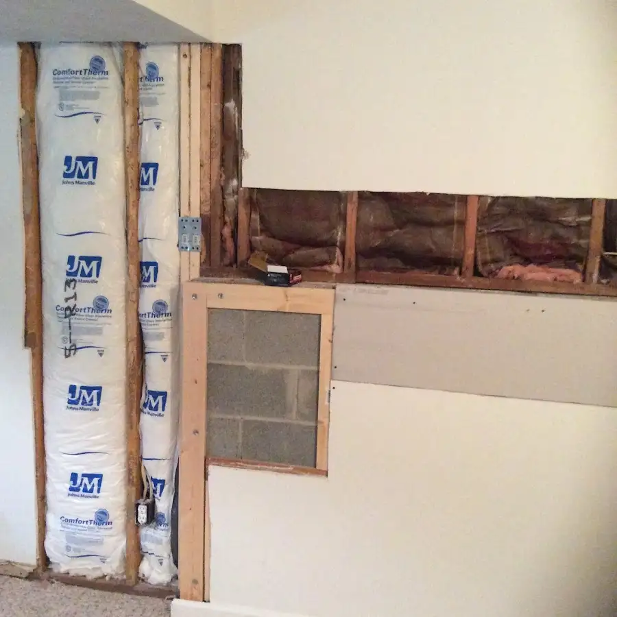 Wall insulation replacement during Structural Drying in Portland